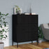 Lady Jillian -  Drawer Cabinet Black 80x35x101,5 cm Steel